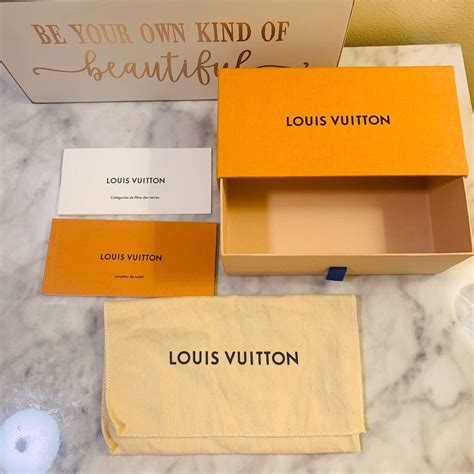 Louis Vuitton Empty Box .